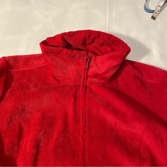 Christopher & Banks Women’s Lightweight Corduroy Jacket Zip Up Sz XL Colour Red - Picture 8 of 17